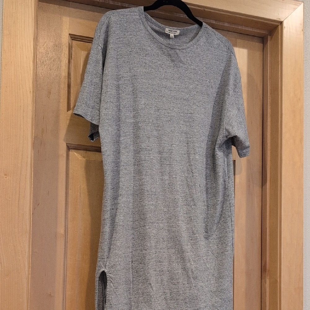 Heart Hips Gray Tshirt Dress